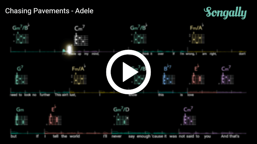 Play along with Chasing Pavements