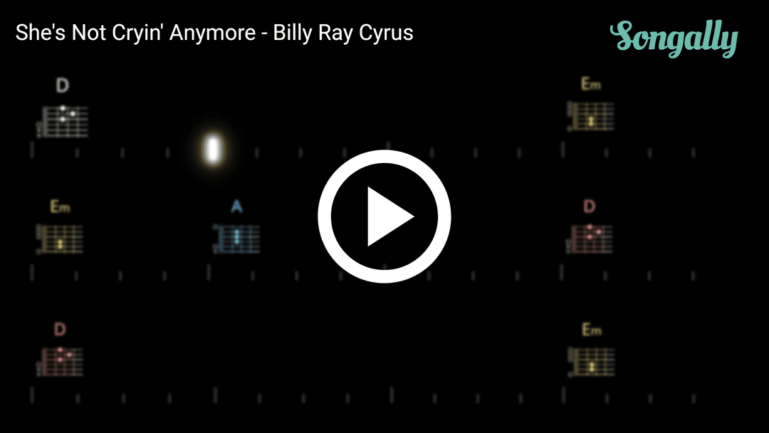 Play along with She's Not Cryin' Anymore