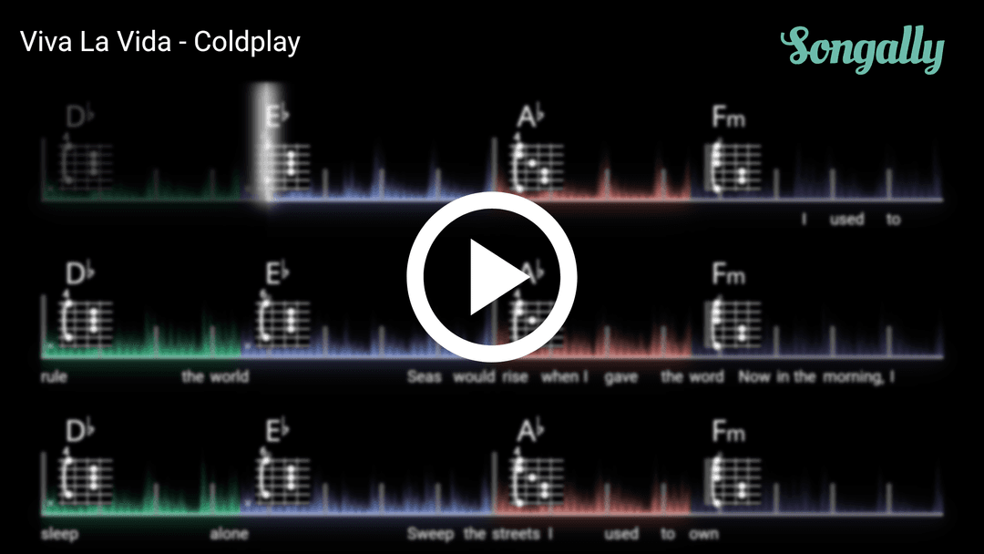 Play along with Viva La Vida
