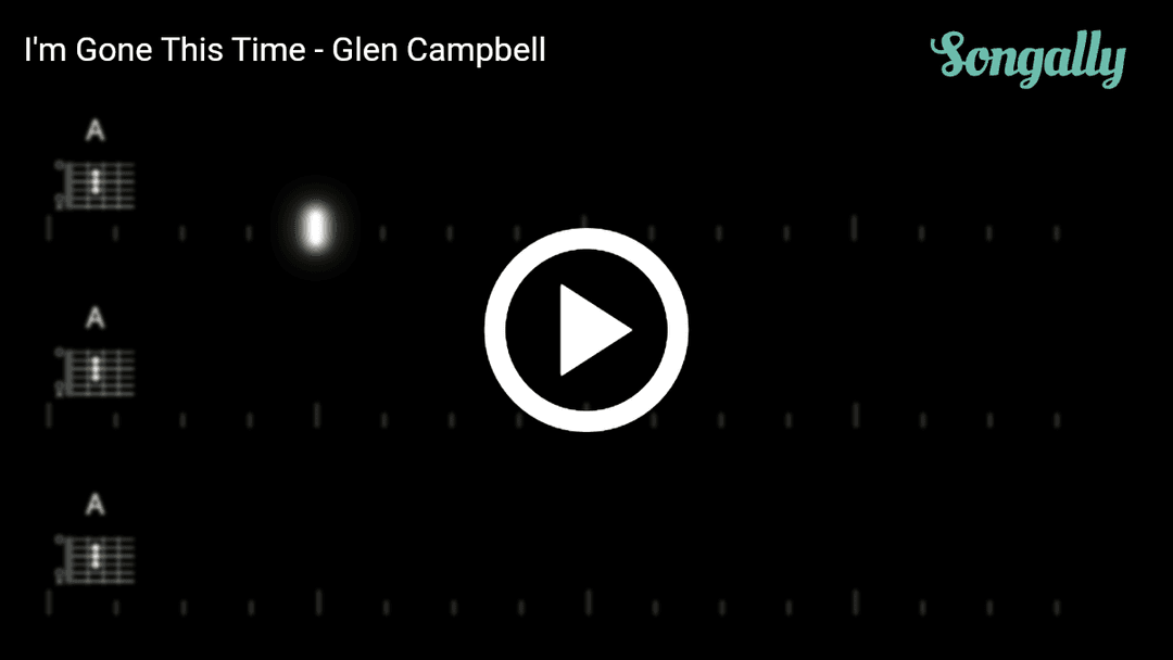 Play along with I'm Gone This Time