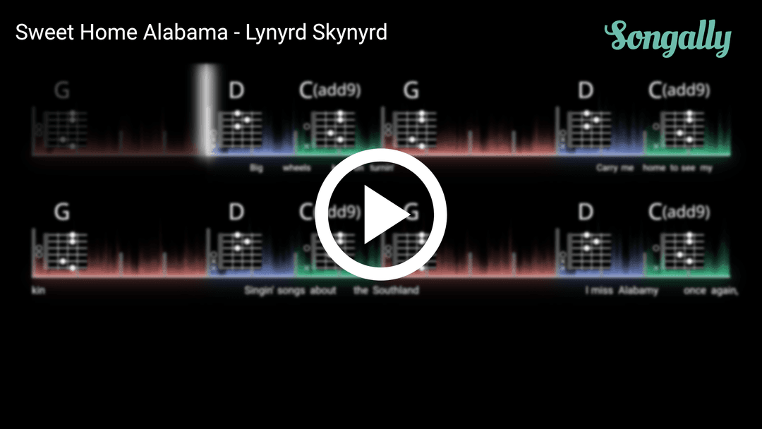 Play along with Sweet Home Alabama
