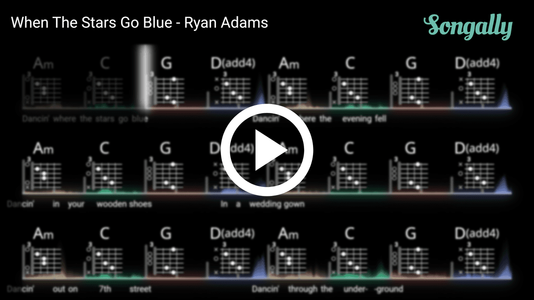 Play along with When The Stars Go Blue