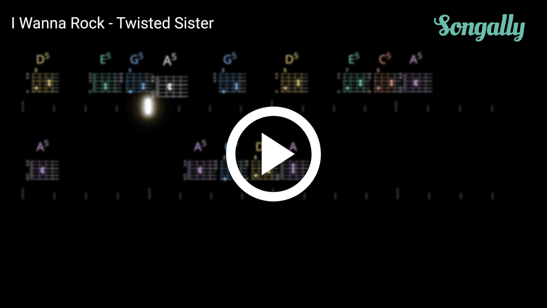 Play along with I Wanna Rock